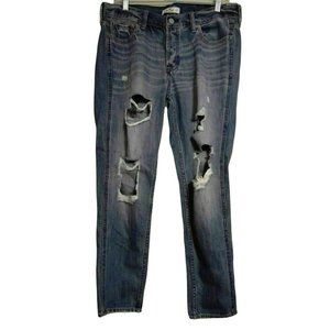 Hollister Ripped Jeans For Girls 